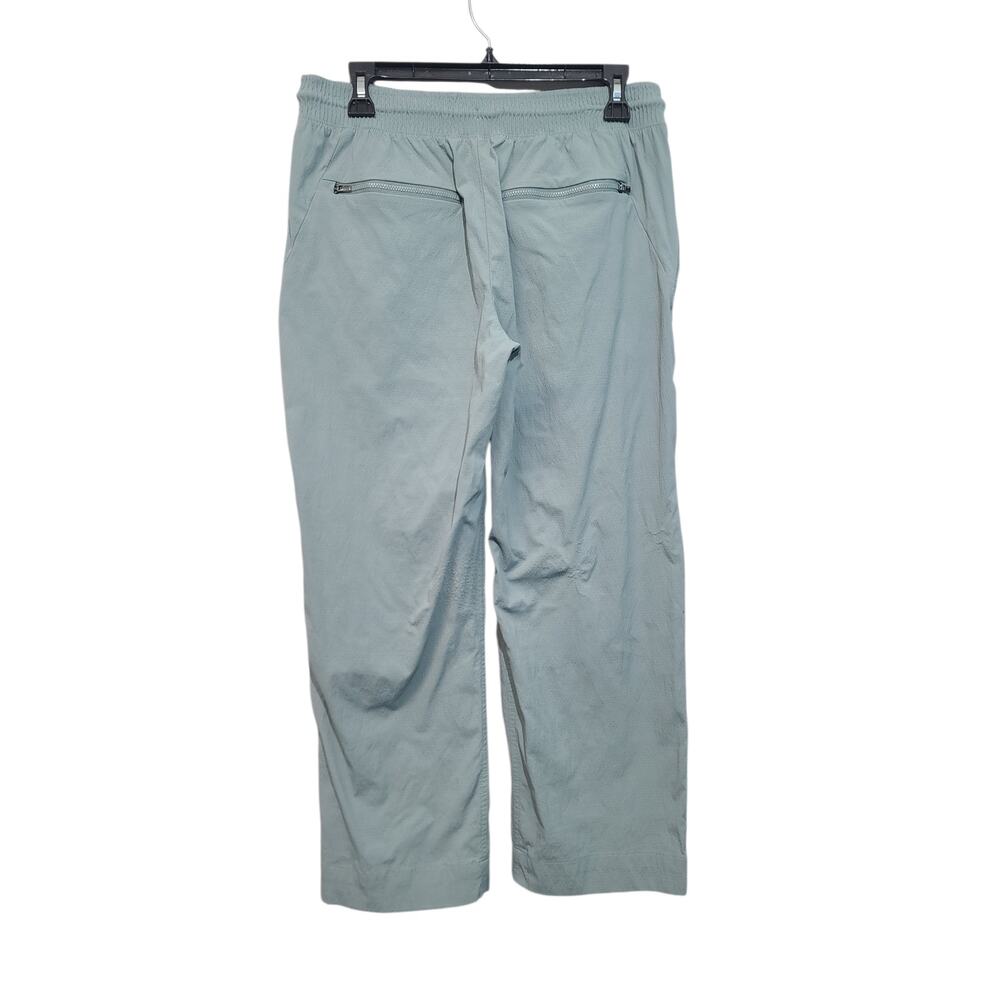 Athleta Light Blue Cropped Drawstring Pants - Picture 2 of 7